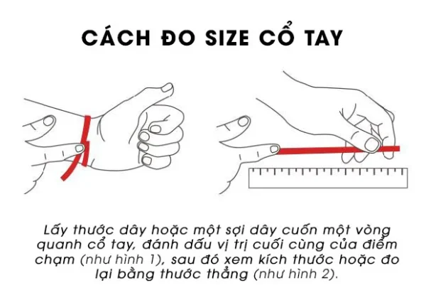 Cách đo size cổ tay